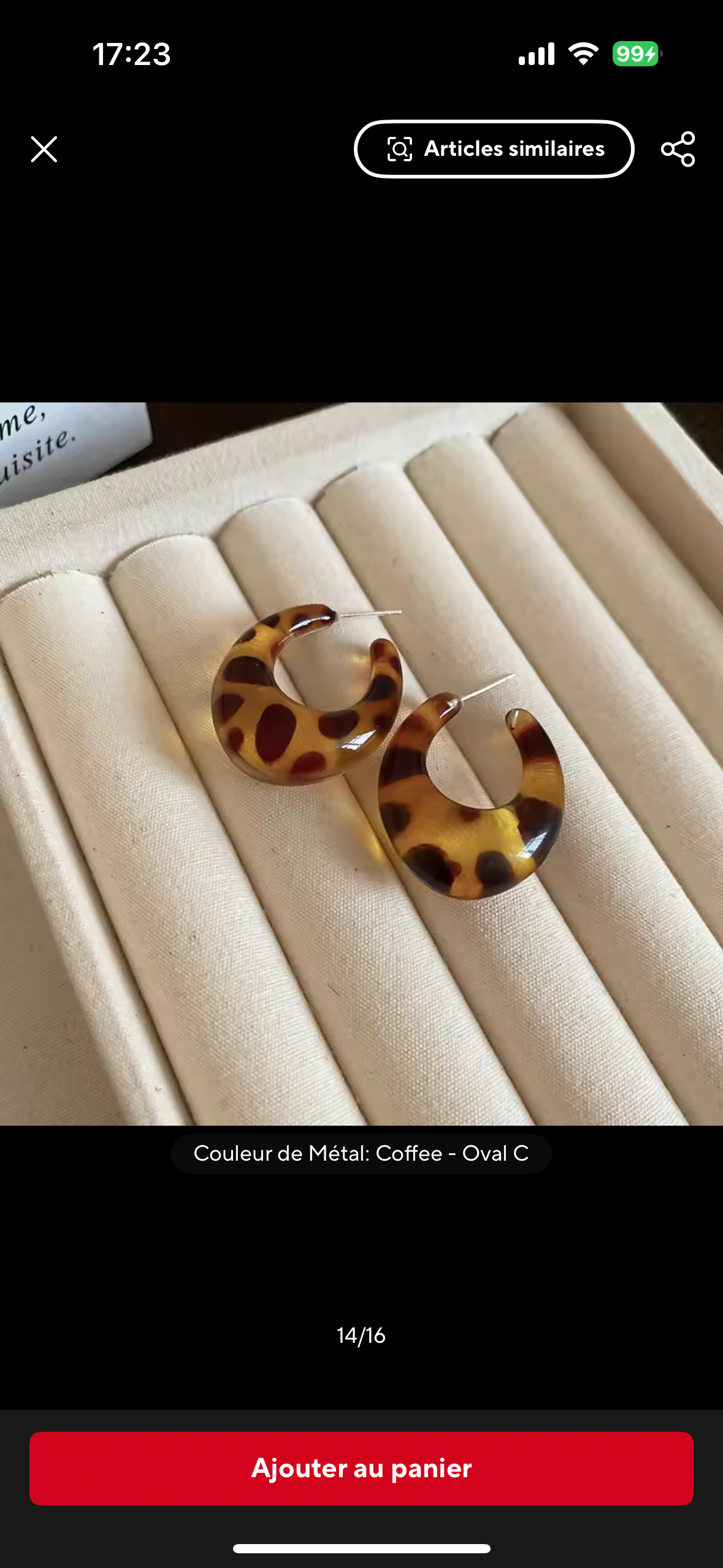 Boucles d’oreilles Livia