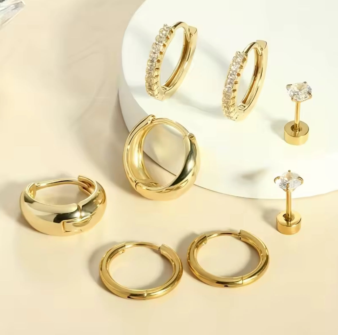 Ensemble de boucles d’oreilles Kenya (8 pièces)