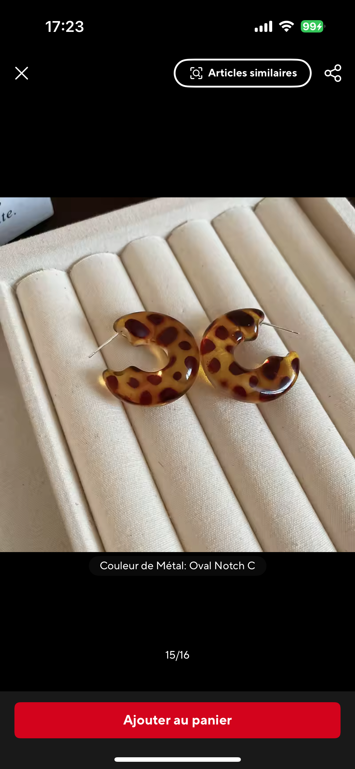 Boucles d’oreilles Livia